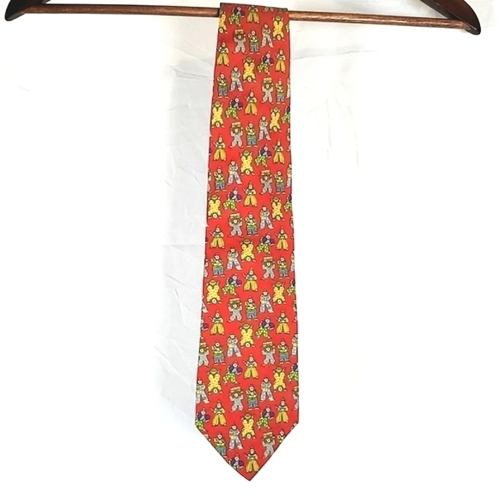 Vintage Silk Clown‎ Tie